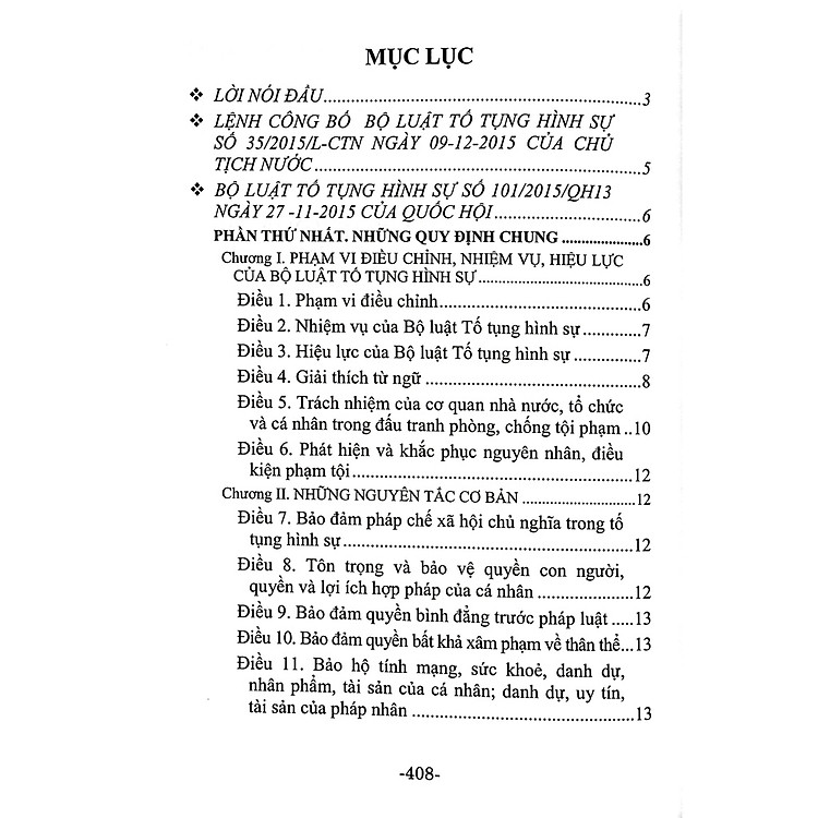 Bộ luật Tố Tụng Hình Sự (Hiện Hành) (Sửa Đổi, Bổ Sung Năm 2021) - Ảnh 2