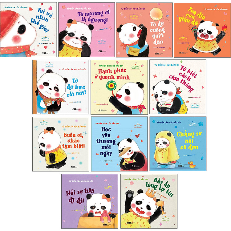 Combo 12 Cuốn - Từ Điển Cảm Xúc Đầu Đời "Phát Triển EQ Cho Trẻ Mẫu Giáo"