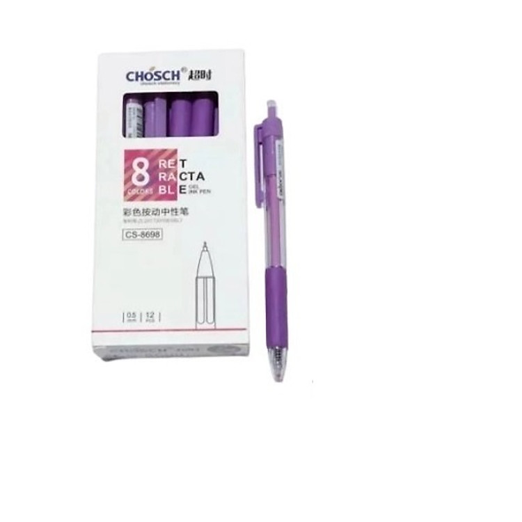 Bộ Bút Gel Bấm Chosch (12 cây) - Ảnh 2