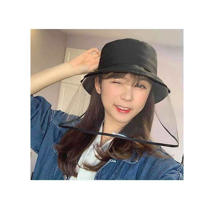 Nón vải thời trang có màn che bảo vệ, chống bụi, chống nắng cho người lớn ( Giao màu và hoạ tiết Ngẫu nhiên ) - Tặng kèm khẩu trang su