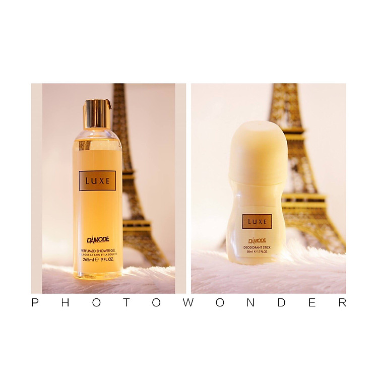 Combo sữa tắm + lăn khử mùi hương nước hoa cao cấp độc quyền Damode Luxe dành cho nữ