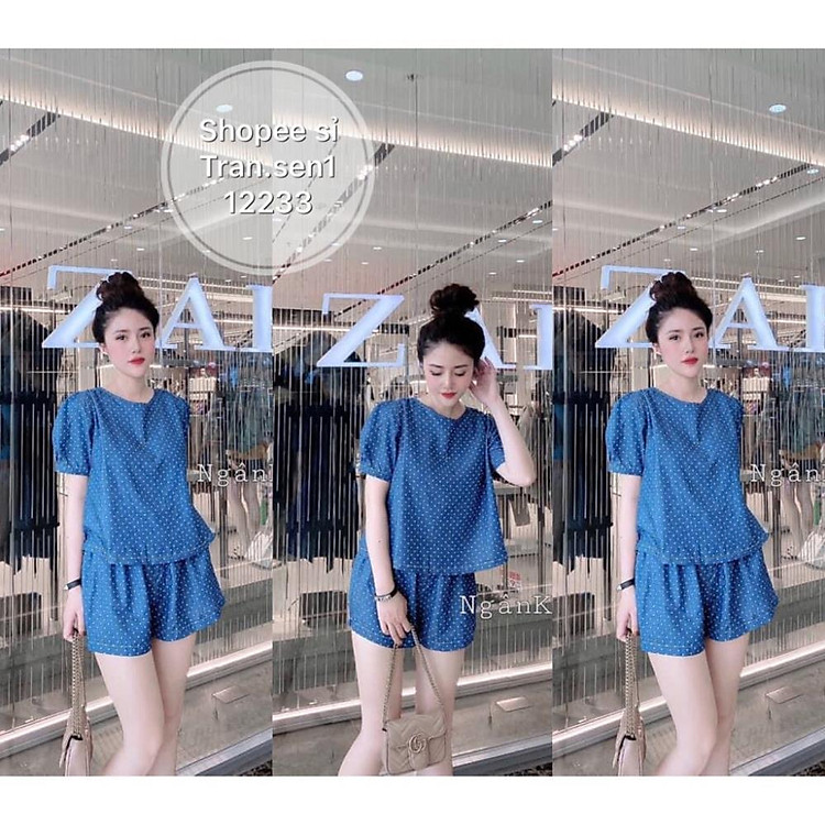 XẢ SỈ BỘ BÒ GIẤY CHẤM BI SIÊU MÁT NỮ NHÚN VAI