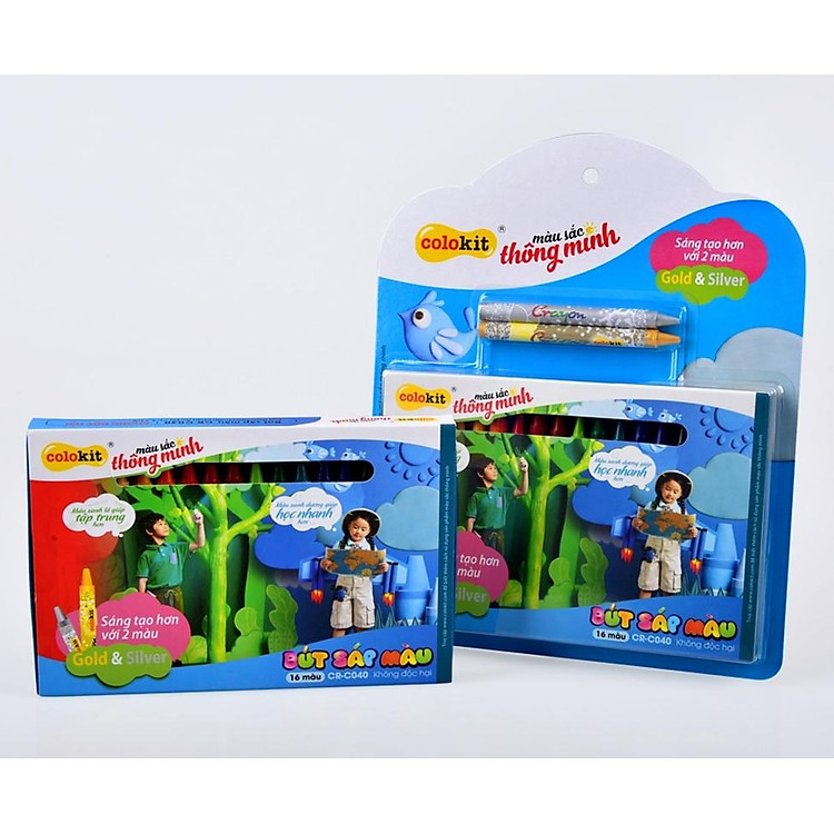 Bút Sáp Màu CR-C040 (16 màu) - Ảnh 3