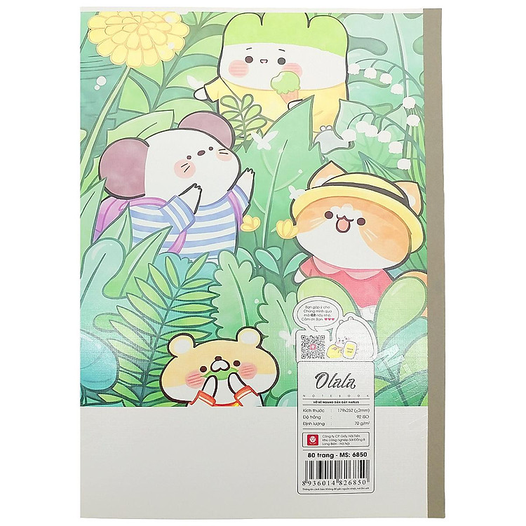 Tập Haplus Olala - Kẻ Ngang (80 trang, 70gsm) - Ảnh 4