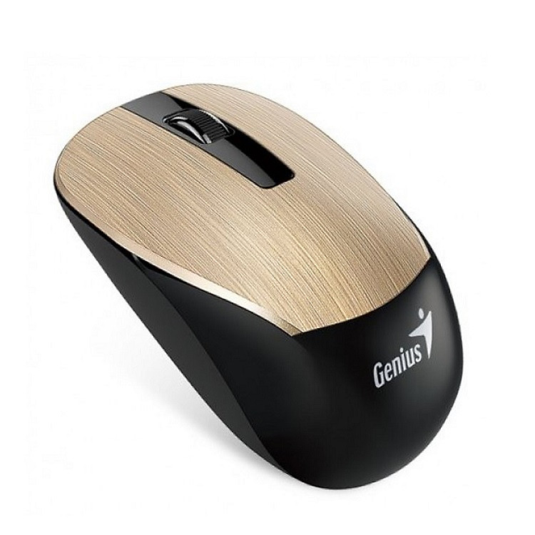 Chuột không dây Genius NX7015 Vàng - Hàng Chính Hãng