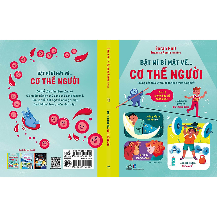 Sách - Bộ Bật mí bí mật về Cơ thể người - Động vật - Vũ trụ (03 cuốn lẻ) - Nhã Nam Official