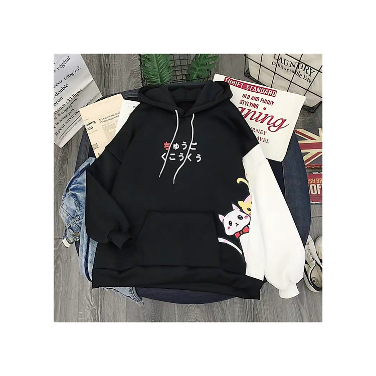 ÁO KHOÁC HOODIE NAM NỮ-IN 3 CON MÈO SIÊU CUTE-MỚI NHẤT