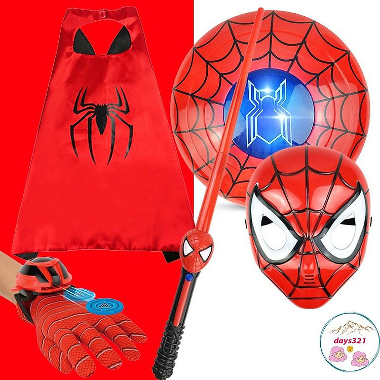 Quần Áo Người Nhện / Bộ đồ Người Nhện / Trang Phục Nhân Vật Người Nhện Cho Bé / đồ Siêu Nhân Cho Be