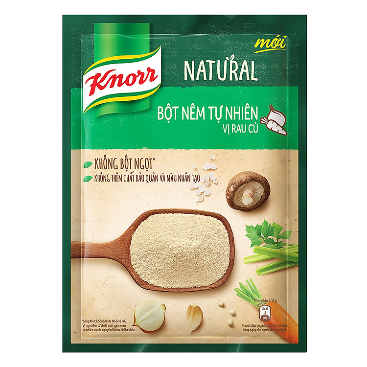 Bột Nêm Tự Nhiên Knorr Natural - Vị Rau Củ (150g)