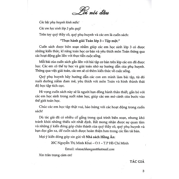 Thực Hành Giải Toán Lớp 3 - Tập Một (Biên Soạn Theo Chương Trình GDPT Mới) - Ảnh 5