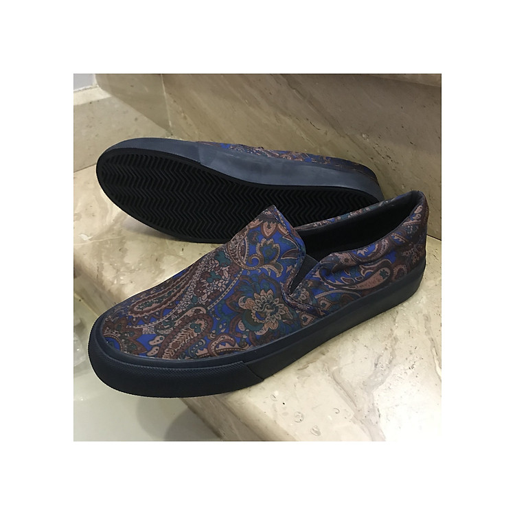 giày lười nam thổ cẩm -hàng xuất khẩu