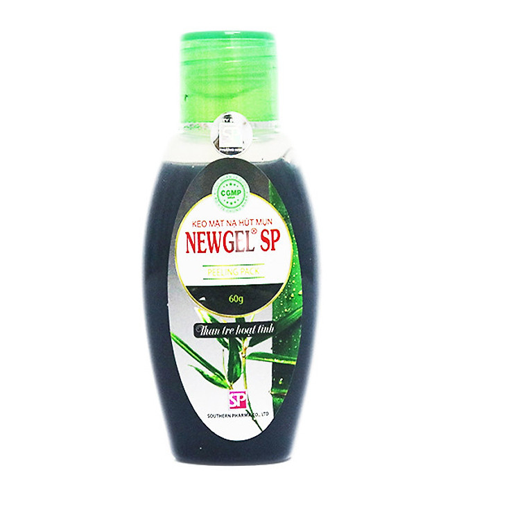 Gel mặt nạ lột mụn hút mụn than tre NEWGEL SP