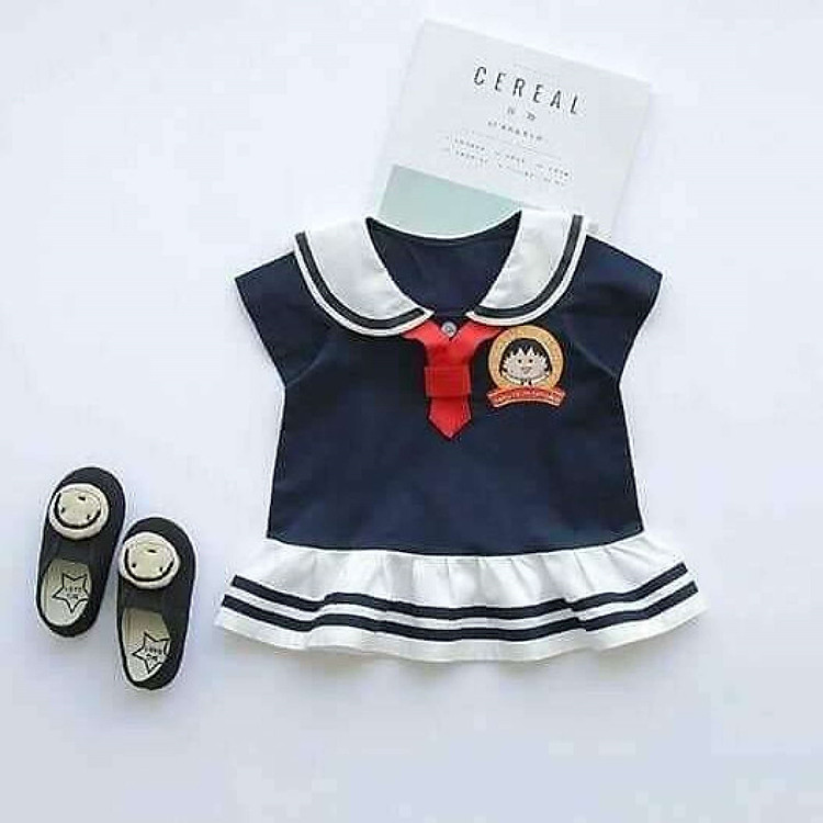 Váy Maruko Thủy Thủ Cho Bé Gái
