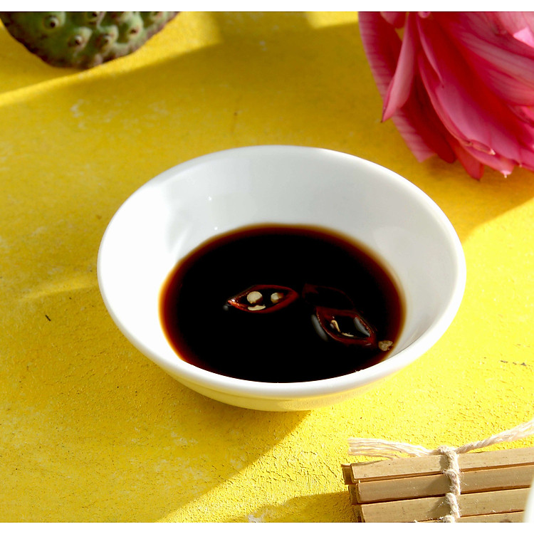 Đĩa hến - Đĩa đựng nước chấm sứ Long Phương