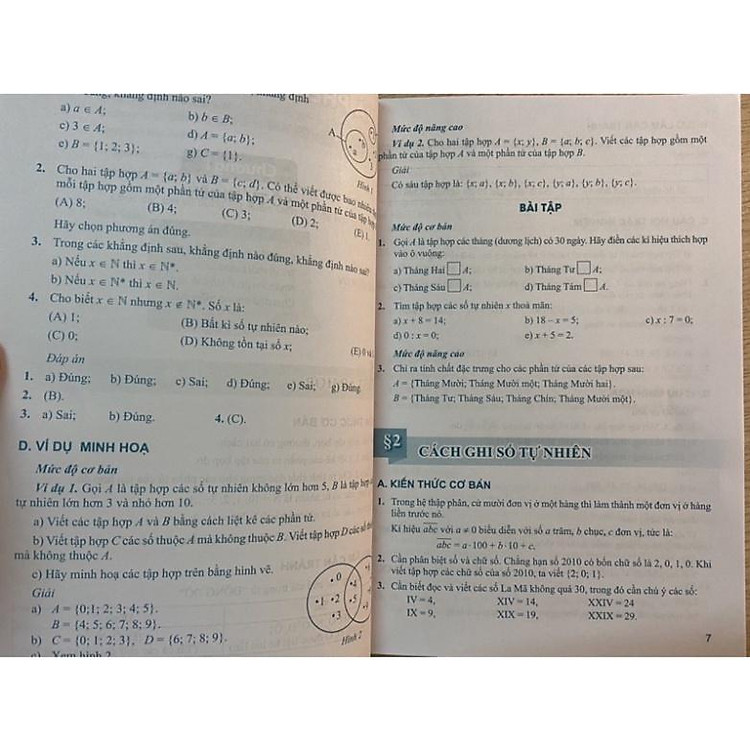 Toán 6 Tập Một Cơ Bản Và Nâng Cao - Ảnh 2