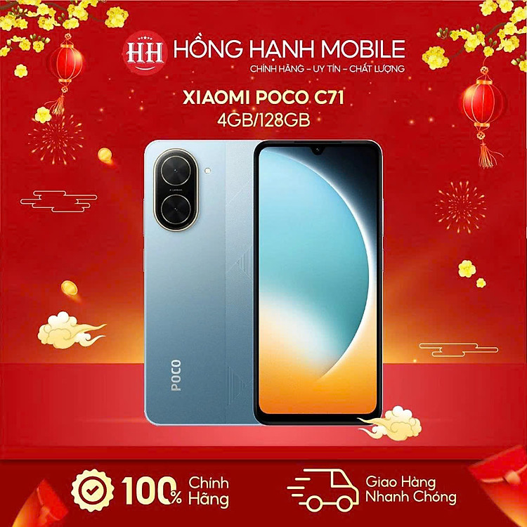 Điện Thoại Xiaomi POCO C71 4GB/128GB - Hàng Chính Hãng