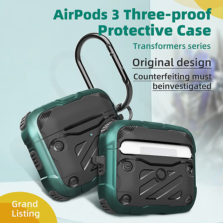 Bao Case Ốp Bảo Vệ Chống Sốc Cho Tai Nghe Airpods 3 Kai Lolifo Transformers Kèm Móc Treo_ Hàng Chính Hãng