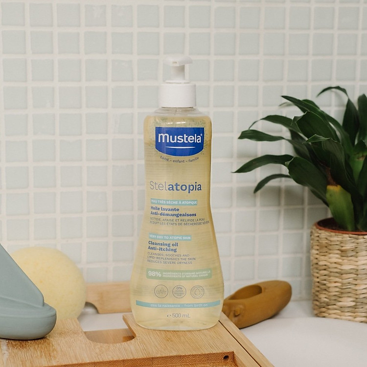 Dầu tắm gội Mustela cho trẻ sơ sinh Chính hãng Tiết kiệm - Hình ảnh 3