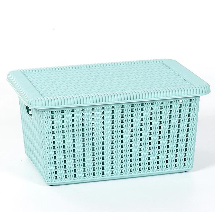 Giỏ đựng quần áo cao cấp - có nắp ( chọn màu ngẫu nhiên)