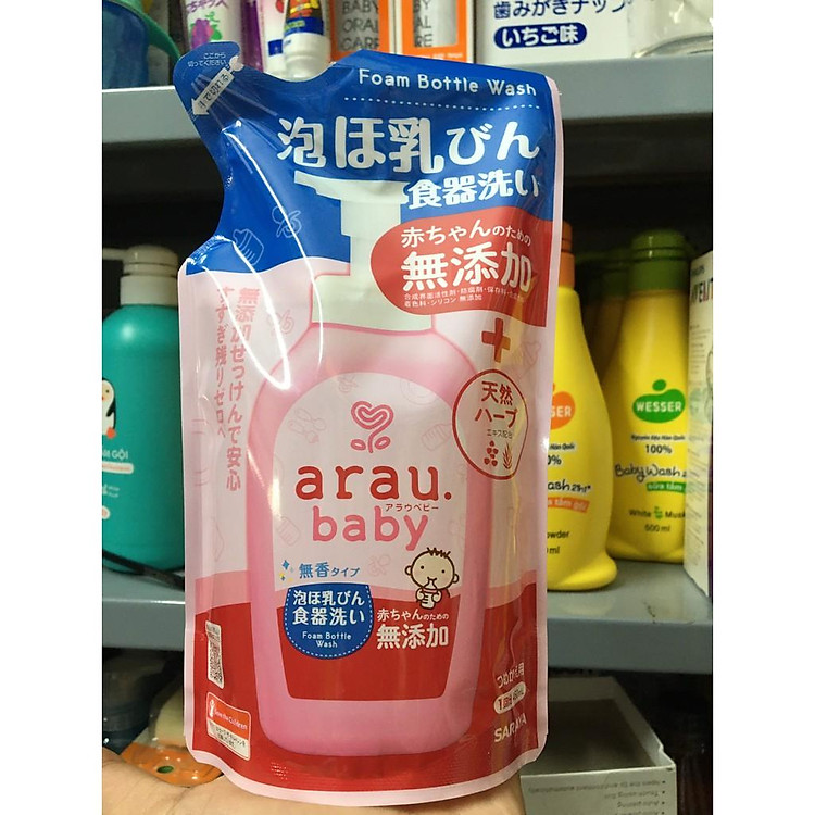 Mua Nước Rửa Bình Sữa Arau Baby 450ml Chính hãng Ưu đãi - Hình ảnh 2