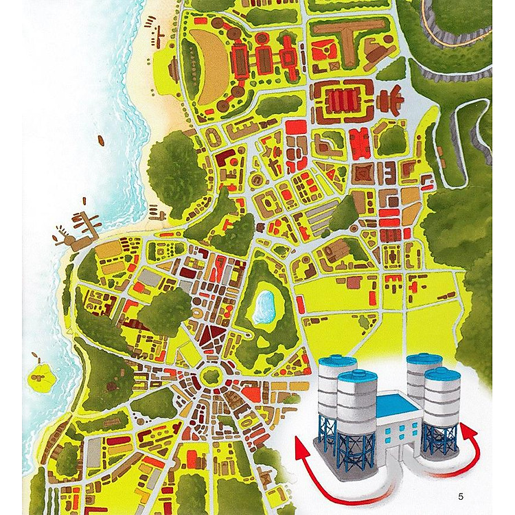 Thế Giới Xe Công Trình: Xe Trộn Bê Tông Vất Vả (Tái Bản 2019) - Ảnh 4