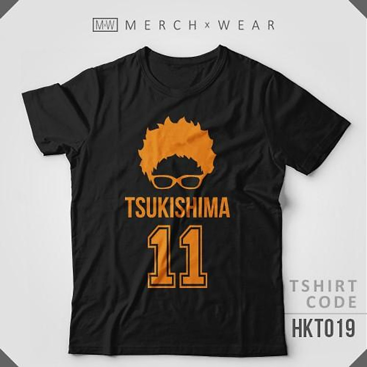 HOT Áo Phông Kei Tsukishima - Haikyuu mẫu mới cực chât