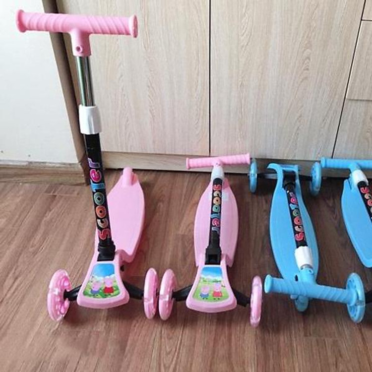 Scooter Nhựa Cho Bé Màu Xanh Chính hãng Giá tốt - Hình ảnh 4