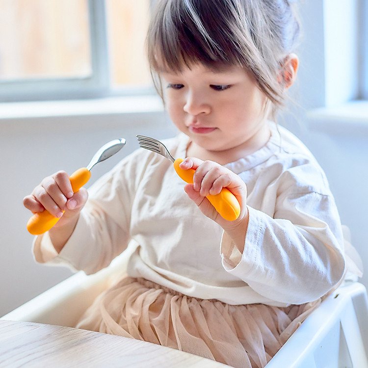 Mua Bộ thìa nĩa ăn dặm Easy Grip Chính hãng Ưu đãi - Hình ảnh 4