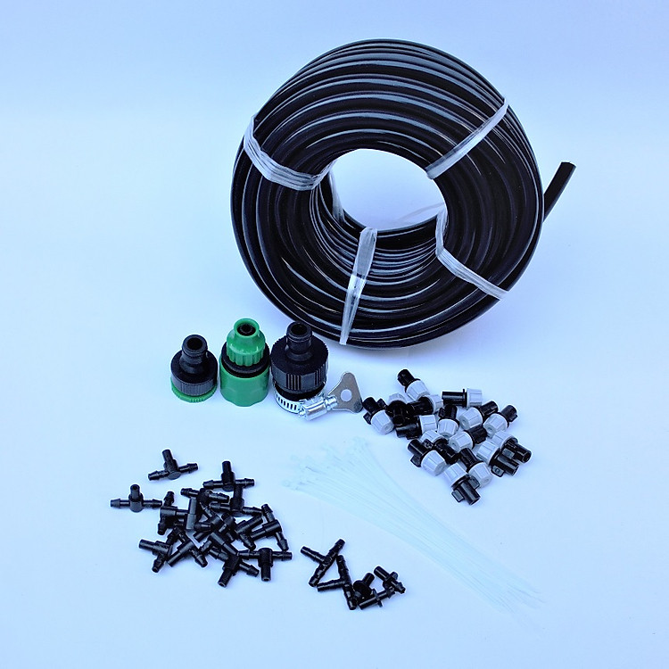 Bộ Kit 16 Đầu phun sương 8lit đầy đủ dây, phụ kiện (TX-DIY-051)