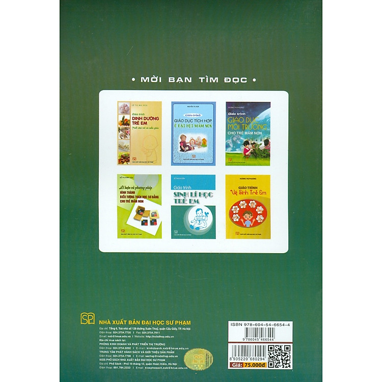Giáo Trình Lí Luận Và Phương Pháp Giáo Dục Thể Chất Cho Trẻ Em Lứa Tuổi Mầm Non (Tái bản) - Ảnh 5