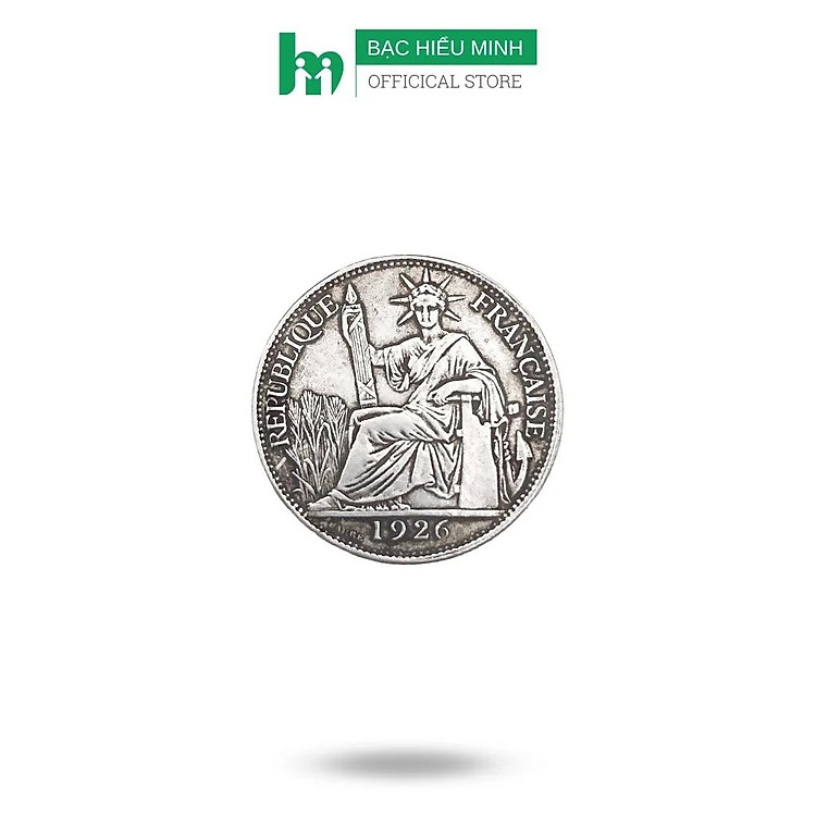 Đồng Xu Hoa Xòe Đánh Gió Đông Dương 20 Cent Bạc Ta
