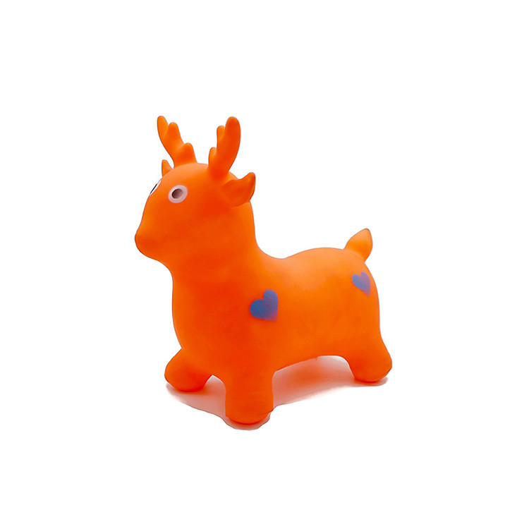 Đồ chơi thú nhún mini bơm hơi nhiều màu sắc cho bé - Giao màu ngẫu nhiên (ZQ-XC0058A)