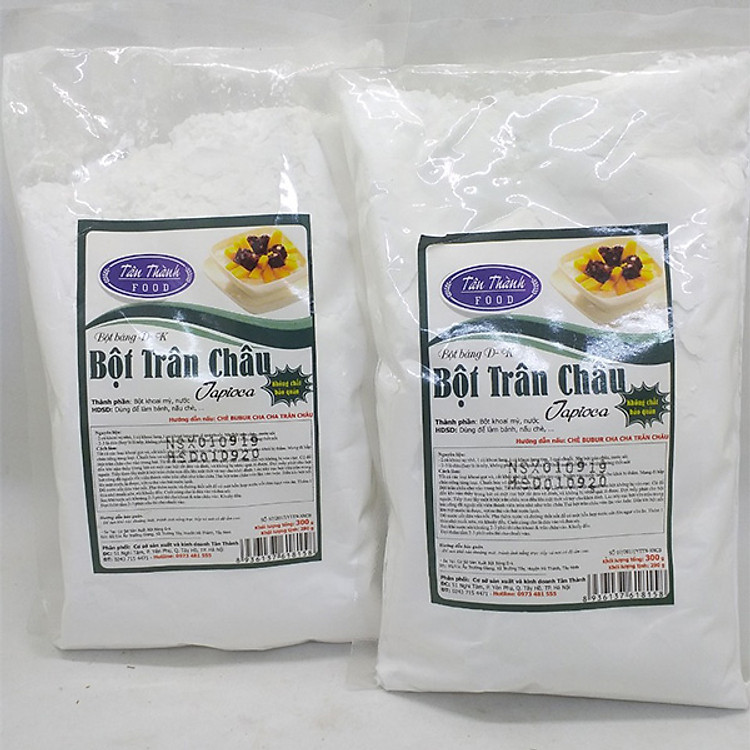 Combo 2 gói Bột báng (Bột trân châu) G300g (290g)/10