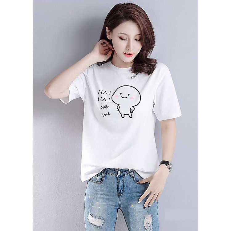 Áo Thun Unisex Form Rộng Trắng Atlan ATNK1139