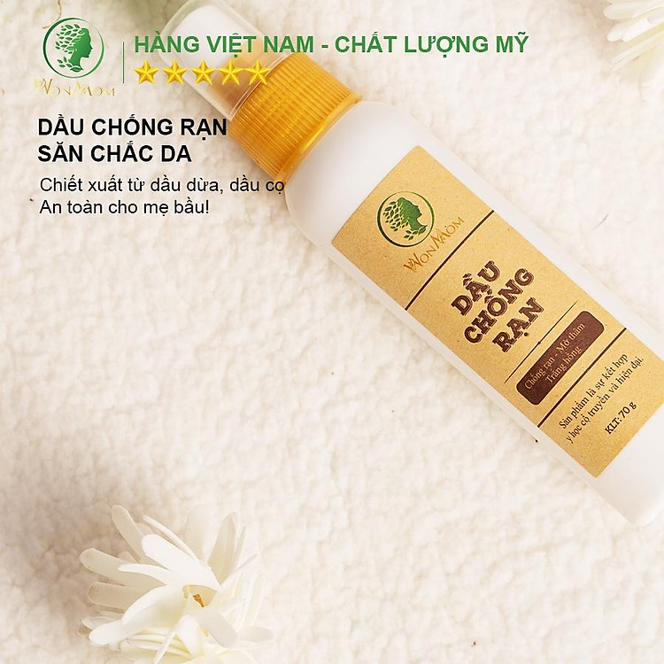 Dầu Chống Rạn Da Wonmom 70g Chính hãng Giá rẻ - Hình ảnh 5