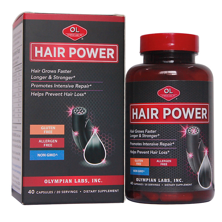 Thực phẩm chức năng Chống rụng tóc, kích thích mọc tóc - Hair Power 40 viên (150gr)
