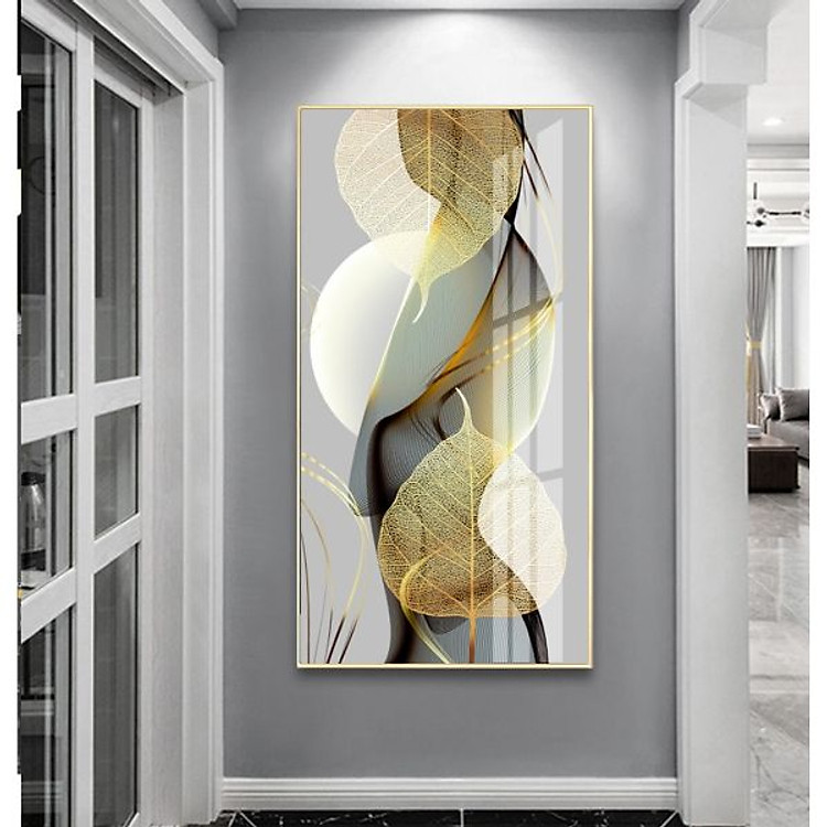 Tranh Trang Trí Trừu Tượng - Chiếc Lá