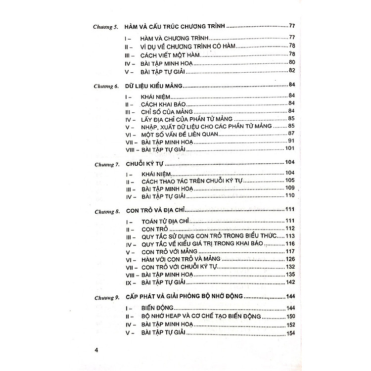 Giáo Trình Kỹ Thuật Lập Trình C - Ảnh 4