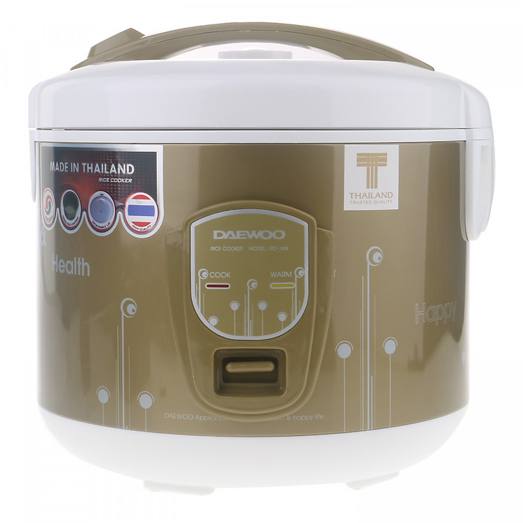 Nồi Cơm Điện DAEWOO RC-1802 - 1.8L (Vàng Đồng) - Hàng chính hãng