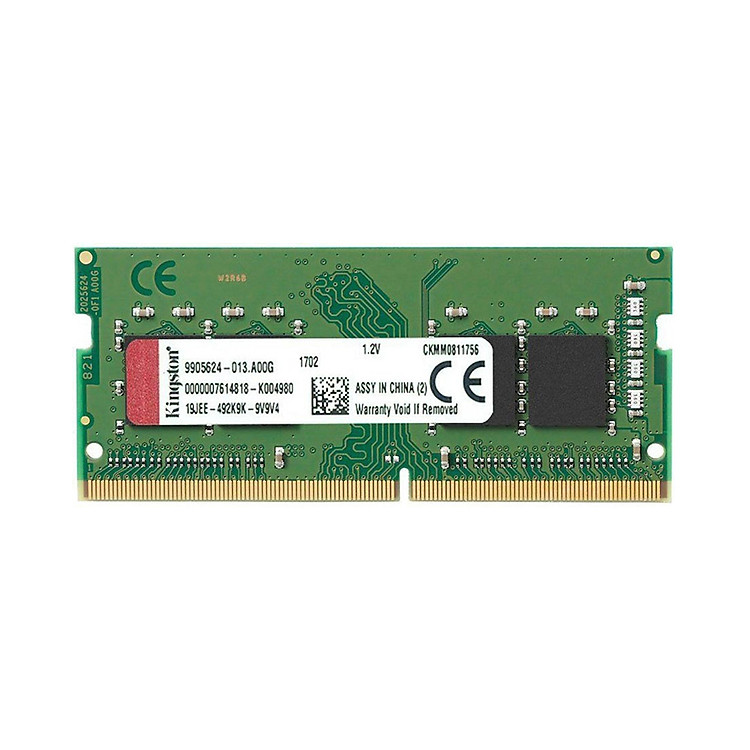 Ram laptop Kingston DDR4 8GB Bus 2666Mhz SODIMM KVR26S19S6/8 - Hàng Chính Hãng