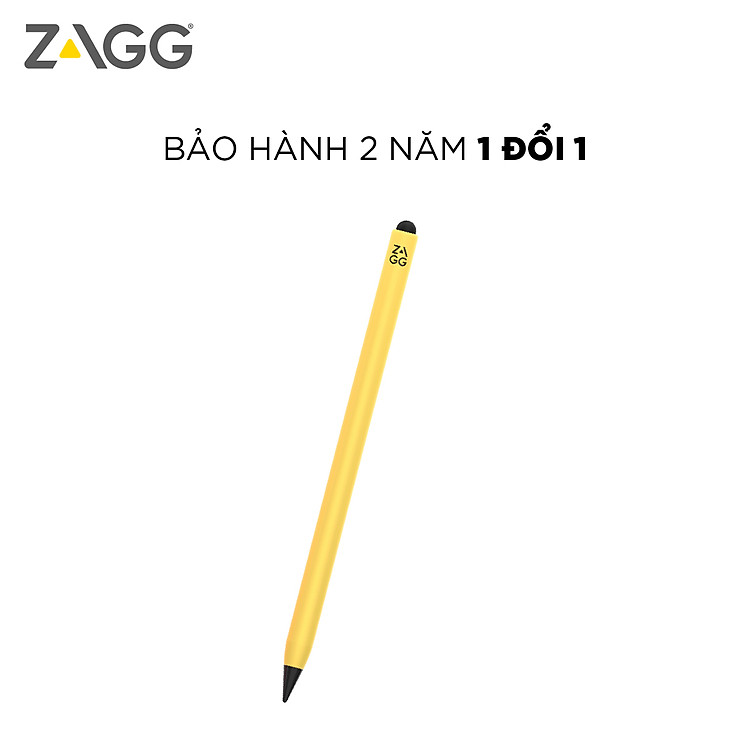 Bút cảm ứng ZAGG Pro Stylus 2 Pencil sử dụng cho Ipad -Thế hệ mới - Hàng chính hãng - Bảo hành 2 năm