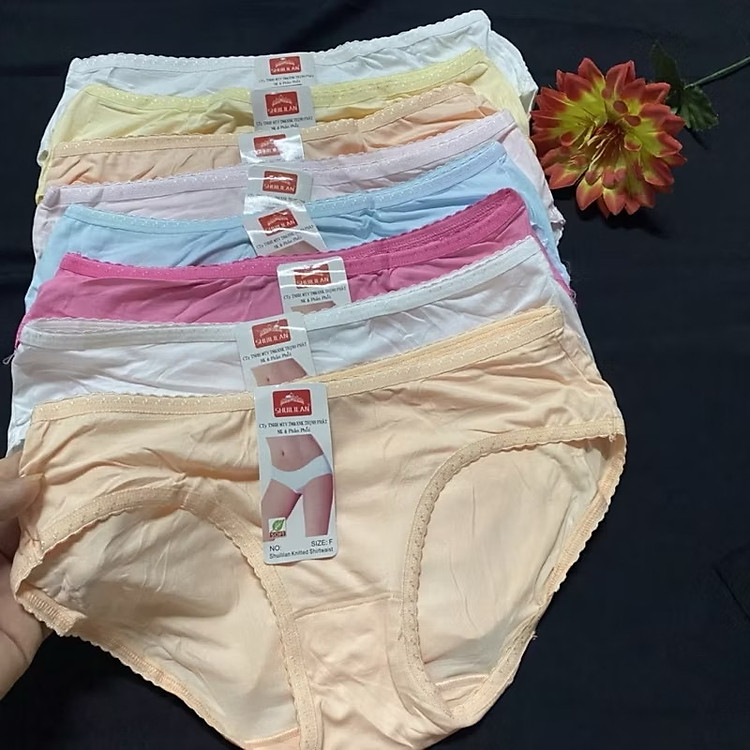 Quần Lót 2109 Cotton Đơn Giản Bán Theo Combo Màu Ngẫu Nhiên Giá Rẻ