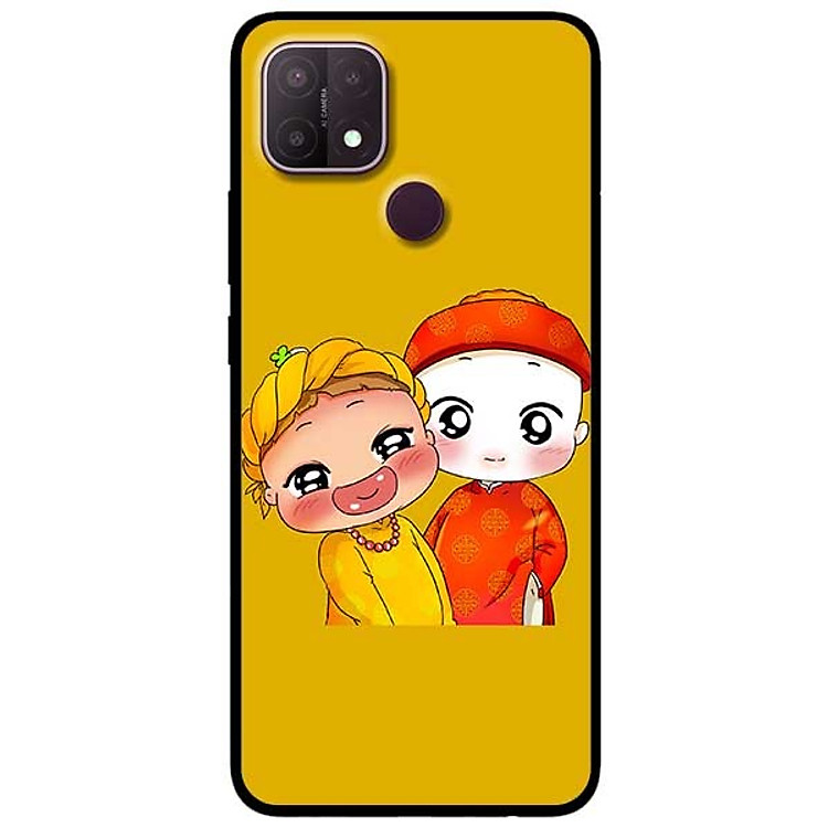 Ốp lưng dành cho Oppo A15 - A15s mẫu Quỳnh và Cải