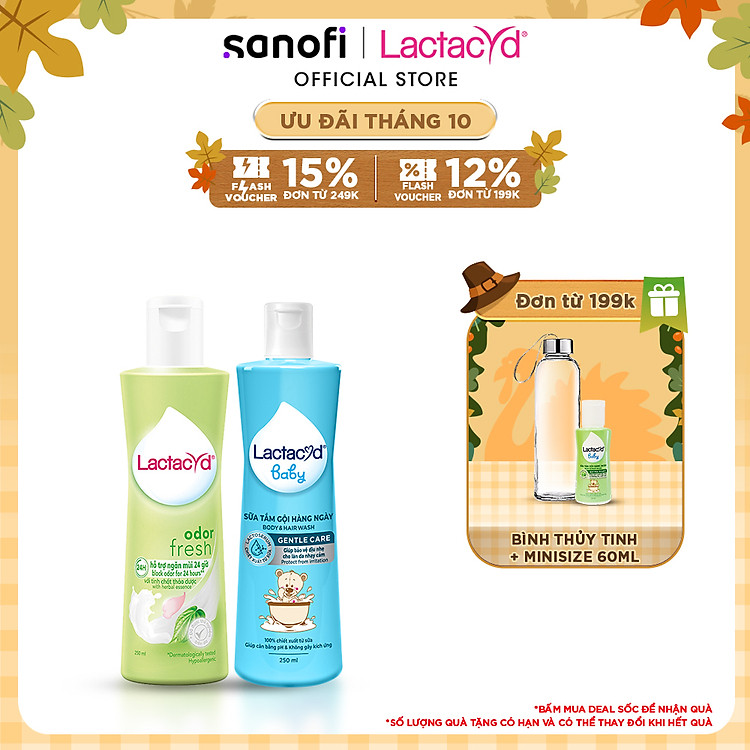 Tham Khảo tại ConCung: Bộ Dung Dịch Vệ Sinh Lactacyd 250ml , nhận ngay nhiều Ưu đãi