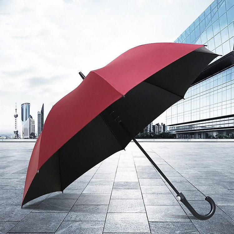 Ô dù che mưa cán cong có nút bấm tự động đường rộng kính 1M1 che được 2 đến 3 người - Winz.vn