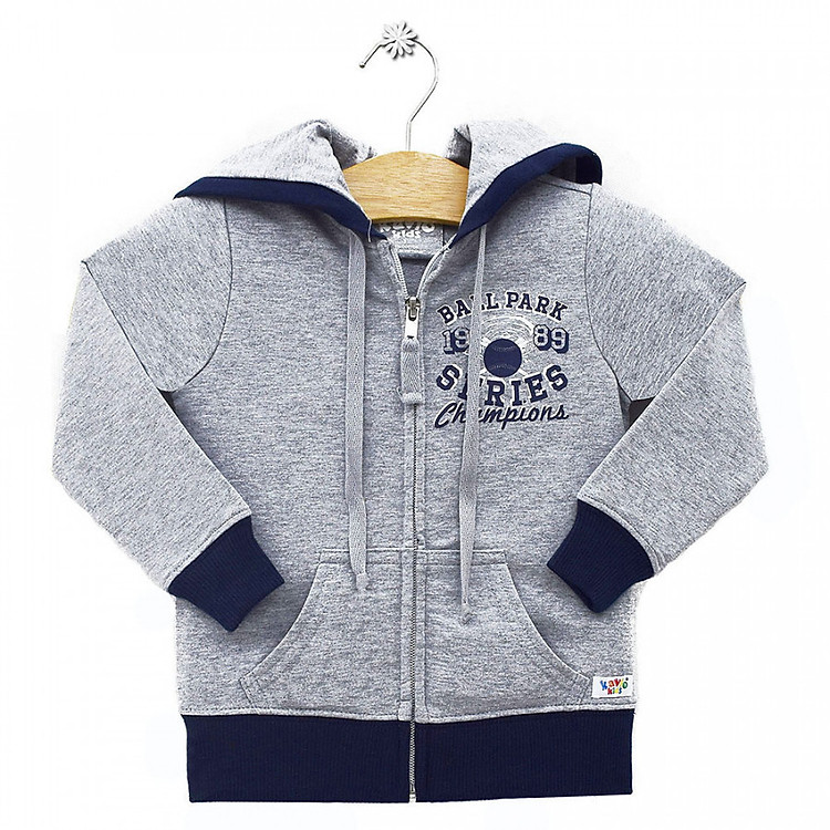 Áo Khoác Thể Thao Bé Trai Kavio Kids BF40-N1 - Xám