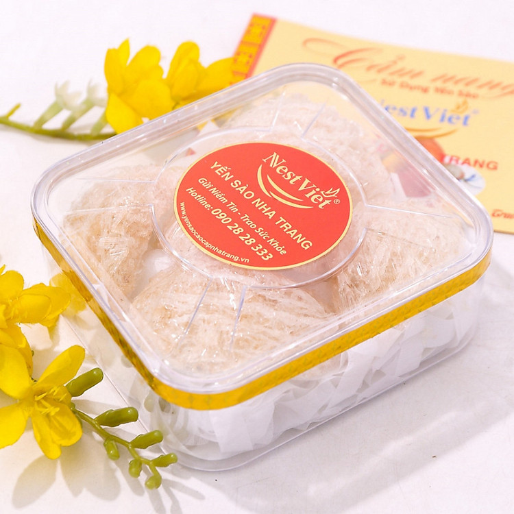 Yến Sào Cao Cấp Nha Trang NestViet (50gr) Tặng Đường Phèn