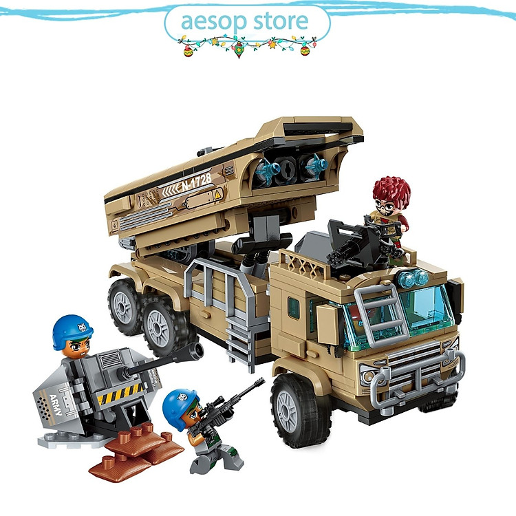 Mua Đồ chơi lắp ráp Xe phóng tên lửa Qman 1728 Chính hãng Giá rẻ