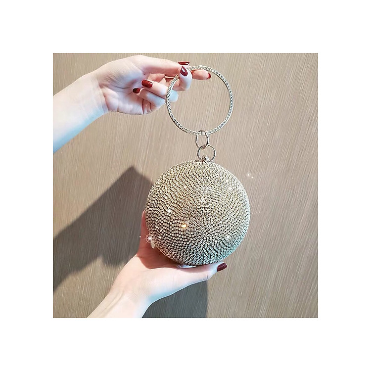 Cluth Dự Tiệc Tròn Đính Đá