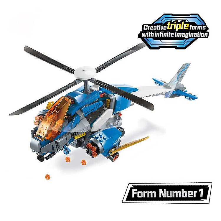 Mua Mô hình máy bay chiến đấu 3in1 Qman Chính hãng Giá tốt - Hình ảnh 2